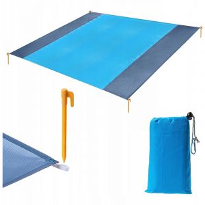Kadax - Couverture de pique-nique de plage 200x210cm Tapis de plage pour camping de plage Grand