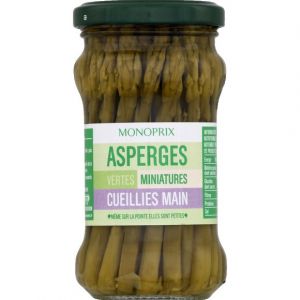 Monoprix Asperges vertes miniatures cueillies main