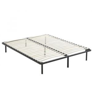 Dewinner Cadre À Lattes En Kit Confortkit 160 X 200 - Lattes - 26 Cm