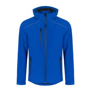 Image de Promodoro Veste Softshell homme grande taille, 4XL, bleu roi