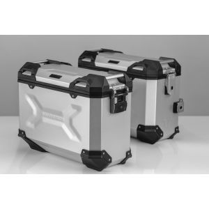 Sw-motech Valises latérales TRAX ADV gris 37L Suzuki DL1000 / Kawasaki