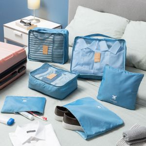 Innova Goods Ensemble de sacs de rangement pour bagage Luggan 6 Pièces