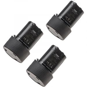 Vhbw 3x batteries 10,8 v compatible avec Makita BMR100, BMR101, BMR102, BMR103, BMR103B (radio de chantier)