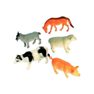Bg Animaux de la ferme 5 à 7 cm (lot de 12)