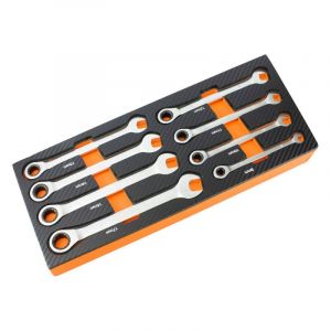 Fischer darex Lot de 5 cles mixtes a cliquet