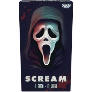 FUNKO GAMES - Scream EL JUEGO - Juego de Mesa Cooperativo - Adultos y Jugadores a partir de 13 A&ntilde;os &ndash; Cooperar Para ganar Todos Contra Ghost Face - Con Aplicaci&oacute;n - 20 Min - 3 a 8 Jugadores