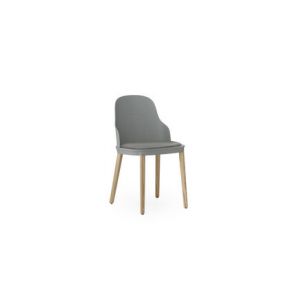 Normann Copenhagen Chaise Allez cuir Ultra chêne - Grey Gris