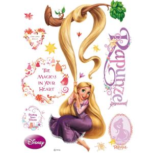 Image de Sticker géant Princesse Raiponce et Arbre