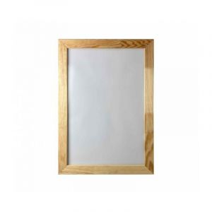 Cadre photo double face en bois brut pour 2 affiches de dimensions 60 x 40 cm - Fabrication française - Brut
