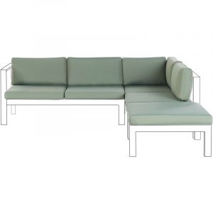 Beliani Set De Housses De Coussin D'extérieur Vert Messina