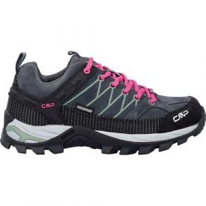 CMP Rigel Low WMN Trekking Shoes WP Femme Chaussures de randonn&eacute;e, Anthracite Mineral Green, 37 EU