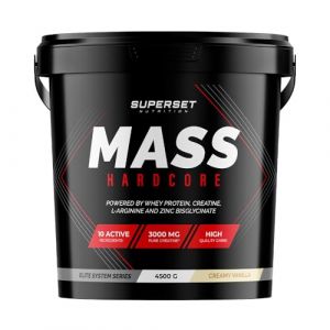 Superset Nutrition Mass hardcore 4 5kg vanille cremeuse gainers