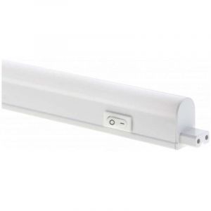 Silumen - Tube N&eacute;on led T5 60cm 6.5W 2 T&ecirc;tes - Blanc Froid / Sans interrupteur