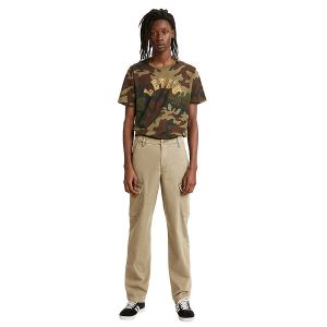 Levi's Pantalon droit cargo coton stretch Beige - Couleur Beige - Taille M