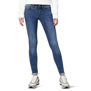 Image de G-Star Raw RAW Lynn D-Mid Waist Super Skinny Jeans, Bleu (Medium Aged 9136-071), 27W / 28L Femme