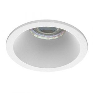 Marca Noxion Encastré Spot D-round MR16 Blanc Diamètre 70mm - GU10