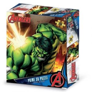 Grandi Giochi Marvel Avengers Hulk Puzzle lenticulaire Horizontal avec 500 pièces incluses avec Effet 3D-PUA05000, PUA05000
