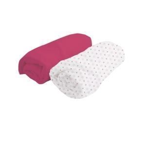 Doux nid 2 draps housse en jersey (70 x 140 cm)