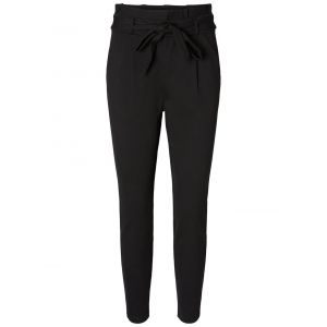 Vero Moda Pantalons Vero-moda Eva Hr Loose Paperbag Ki L30 - Black - XS