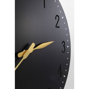 Image de Kare Design Horloge murale Mailo 50cm noire