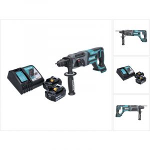 Makita DHR 241 M1 Perforateur sans fil SDS-Plus 18 V Li-Ion + 1x Batterie BL 1840 B 4.0 Ah - sans Makpac