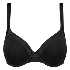 DIM Soutien-Gorge Femme Ampliforme Avec Armatures Generous Invisible x1, Noir, 105C