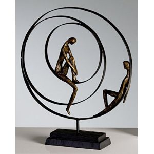 Casablanca Sculpture « Patience », en Bronze, 34 x 41 cm