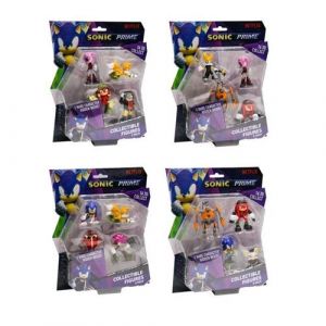 Amo toys Jouet - SONIC - Lot de 5 figurines - 6,5 cm - Mixte - Int&eacute;rieur