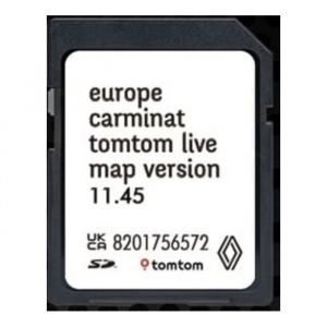 Carte SD Navigation GPS Europe 2024 - 11.25 - Compatible avec Renault TomTom Live