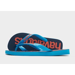 Havaianas Tongs Logomania 2 Bleu - Couleur Bleu - Taille 45