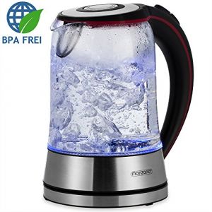 Deuba 103296 - Bouilloire &eacute;lectrique LED 1,7 L