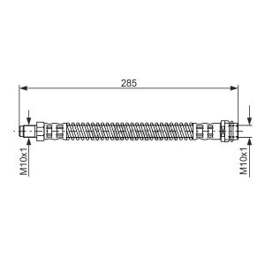Bosch Flexible de frein MERCEDES-BENZ CLASSE E (1 987 476 841)