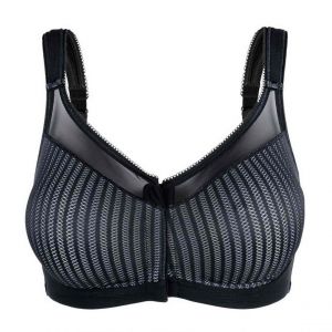 Soutien-gorge sans armatures ouverture devant - Gris