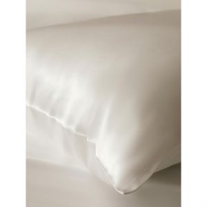 Taie d?Oreiller Simple Enveloppée En Soie Blanche