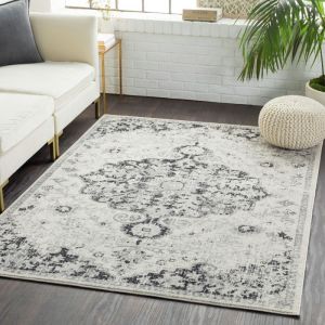 Tapis Vintage Oriental Gris/Noir 200x275