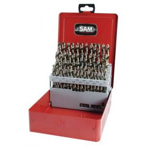 Coffret Tole De 32 Forets Hss Rivetage-taraudage 1-105 Mm