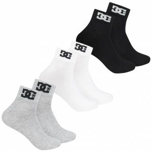DC Shoes Quarter Unisexe Chaussettes 3 paires multi -23 QUARTER