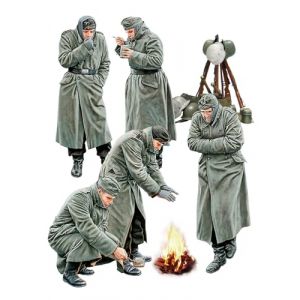 Mini Art 35428 1:35 Set de Figurines de Soldats allemands WW II SP.Ed. - Reproduction fidèle, modèle réduit, kit Plastique, Bricolage, Hobby, Collage, kit modèle, à Assembler, Non Peint