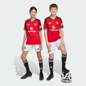 Adidas Manchester United Short Domicile 2025/26 Enfant, pointure 128 cm - ['Noir'] - Taille 128 cm