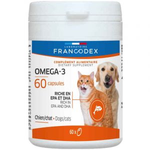 Francodex Compl&eacute;ment Omega-3 pour Chien et Chat - x60