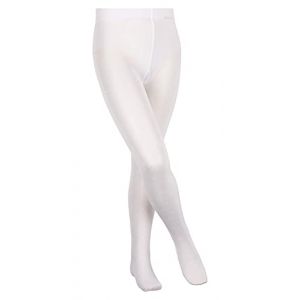 Falke Fille Romantic Dot K Ti Collants, Blanc (White 2209), 122-128 EU