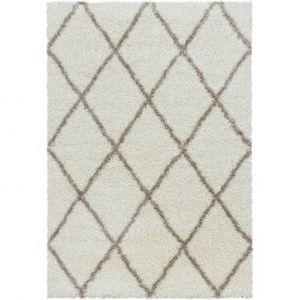 BERBERE - Tapis de style berbère - Ivoire et Beige 120 x 170 cm