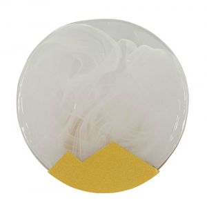 Mitepek - Applique murale en verre Moon 20 x 10 cm