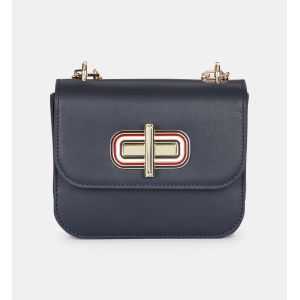 Tommy Hilfiger Sac Bandouliere TURNLOCK MINI CROSSOVER bleu - Taille Unique