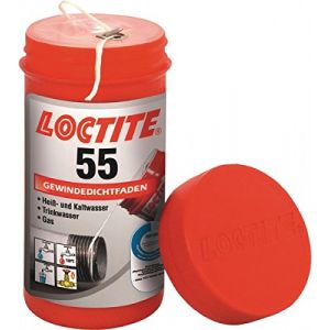 Loctite Produit d'&eacute;tanch&eacute;it&eacute; pour filetages 55, Mod&egrave;le : Bo&icirc;te de fil de 150 m