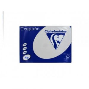 Clairefontaine Caisse de 5 ramettes 500 feuilles A4 - 80 g - Gris perle