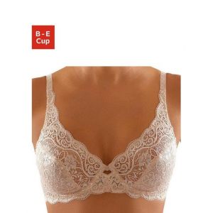 Triumph : soutien-gorge à armatures >Amourette 300 WX« en dentelle écru
