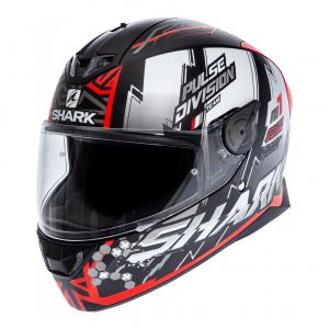 Shark Casque intégral Skwal 2.2 Noxxys Mat noir/rouge/argent - L