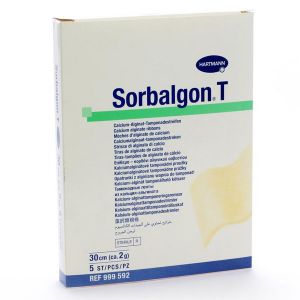 Hartmann Sorbalgon T Pansement Alginate de Calcium M&egrave;che 30cm 5 unit&eacute;s
