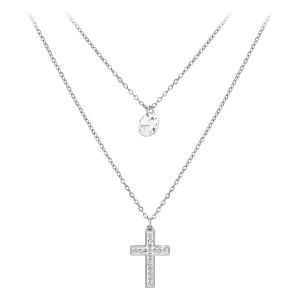 Sc Crystal Collier BS2742-ARGENT